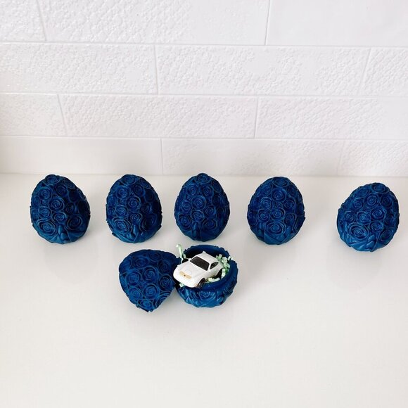 Rose-Covered Easter Eggs โ Handcrafted Party Favors, Spring Decor, Wedding Gifts - Picture 5 of 10